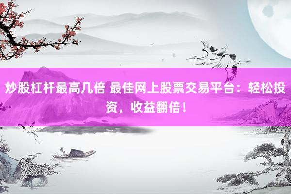 炒股杠杆最高几倍 最佳网上股票交易平台：轻松投资，收益翻倍！